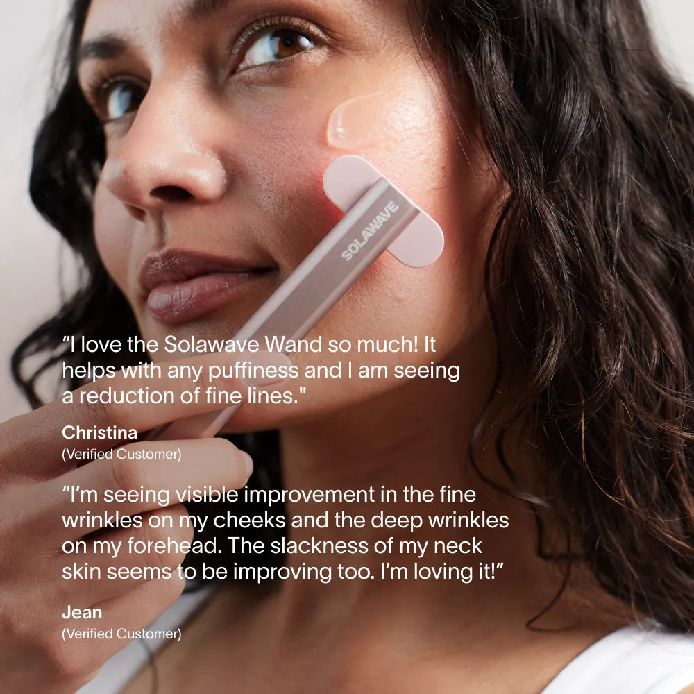 4-in-1 Red Light Therapy Wand & Activating Serum Kit